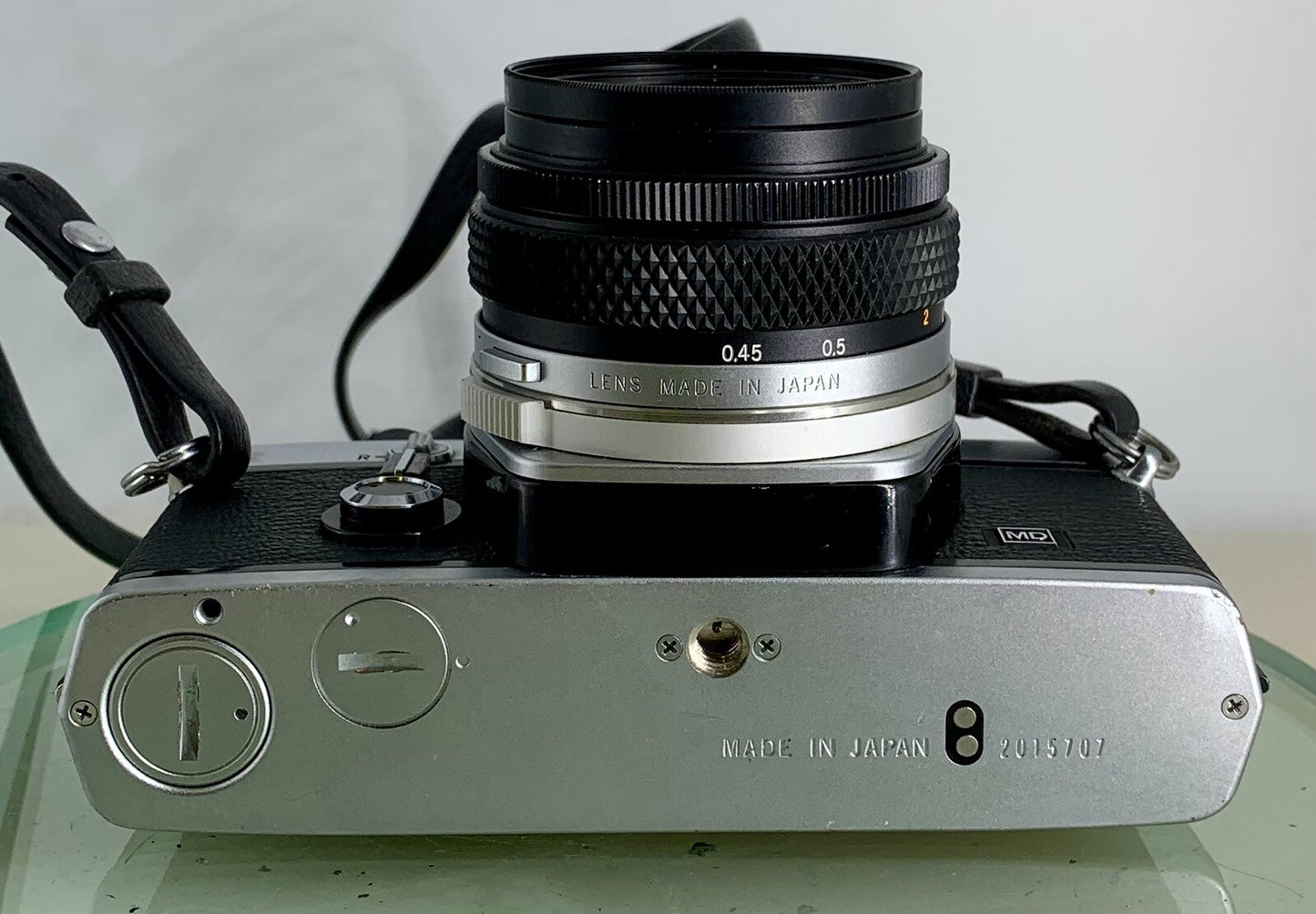 Olympus OM-1N MD 35mm Film SLR Manual Camera with Olympus 50/1.8 Zuiko Lens 3198