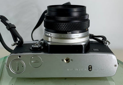 Olympus OM-1N MD 35mm Film SLR Manual Camera with Olympus 50/1.8 Zuiko Lens 3198