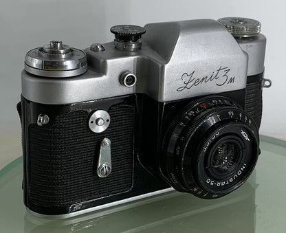 USSR Vintage Film Rangefinder Camera ZENITH 3M & INDUSTAR 50 F/3.5. M39 Mount1520