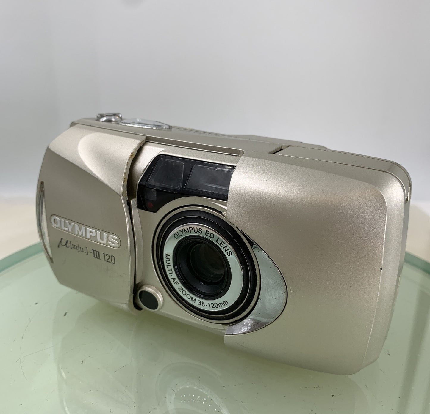 Olympus µ [Mju:] - III Zoom 120 Compact 35mm Film Point & Shoot Camera Silver7241