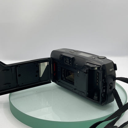 Olympus Superzoom 120 35mm Film Camera Quartz Date in excellent condition+case535