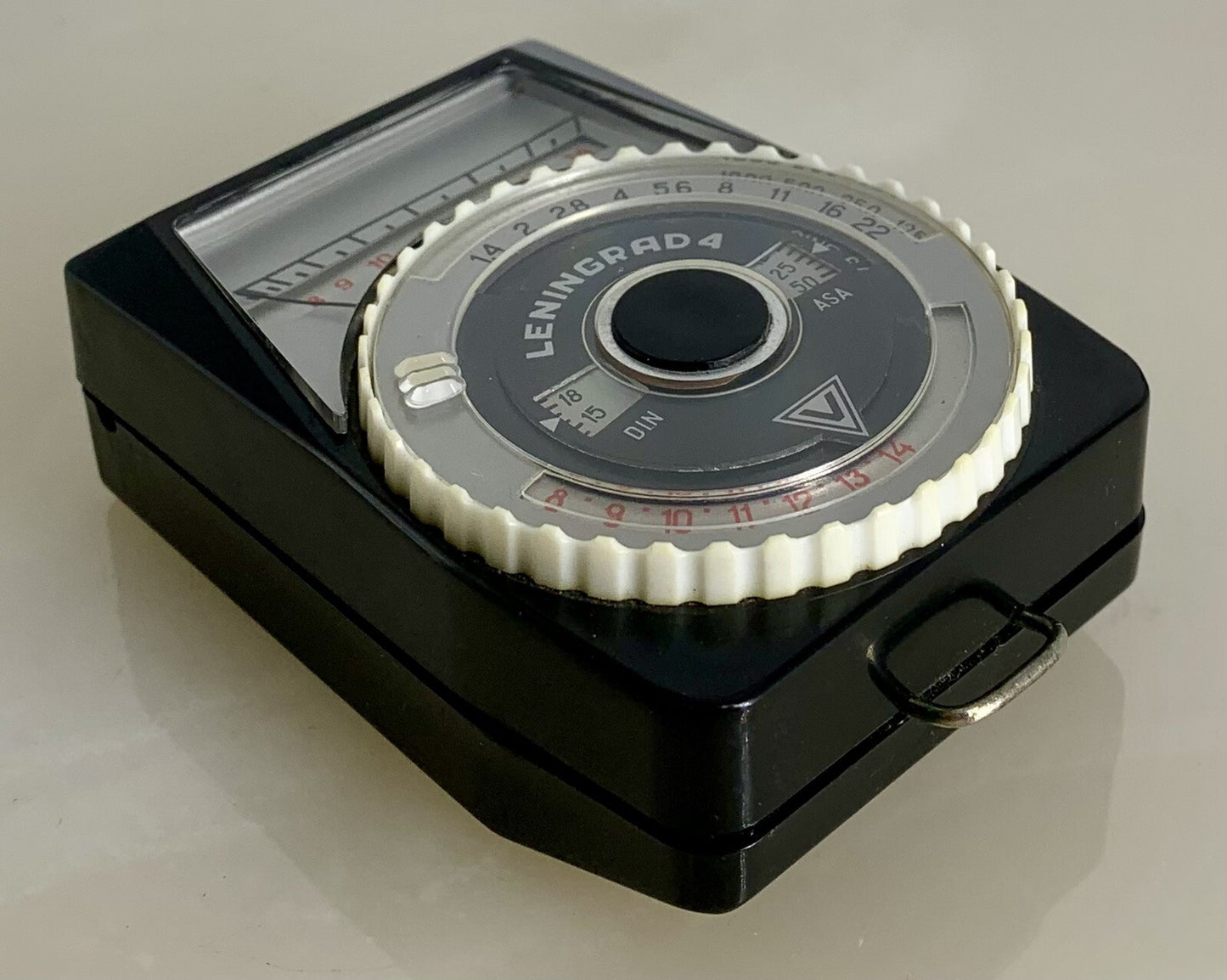 Leningrad 4 Exposure Light Meter + Case & Opal Panel For Vintage Camera - 5432