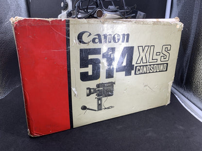 Canon Canosound 514 XL-S Super 8 Cine Film Camera FILM TESTED WORKING + BOX2