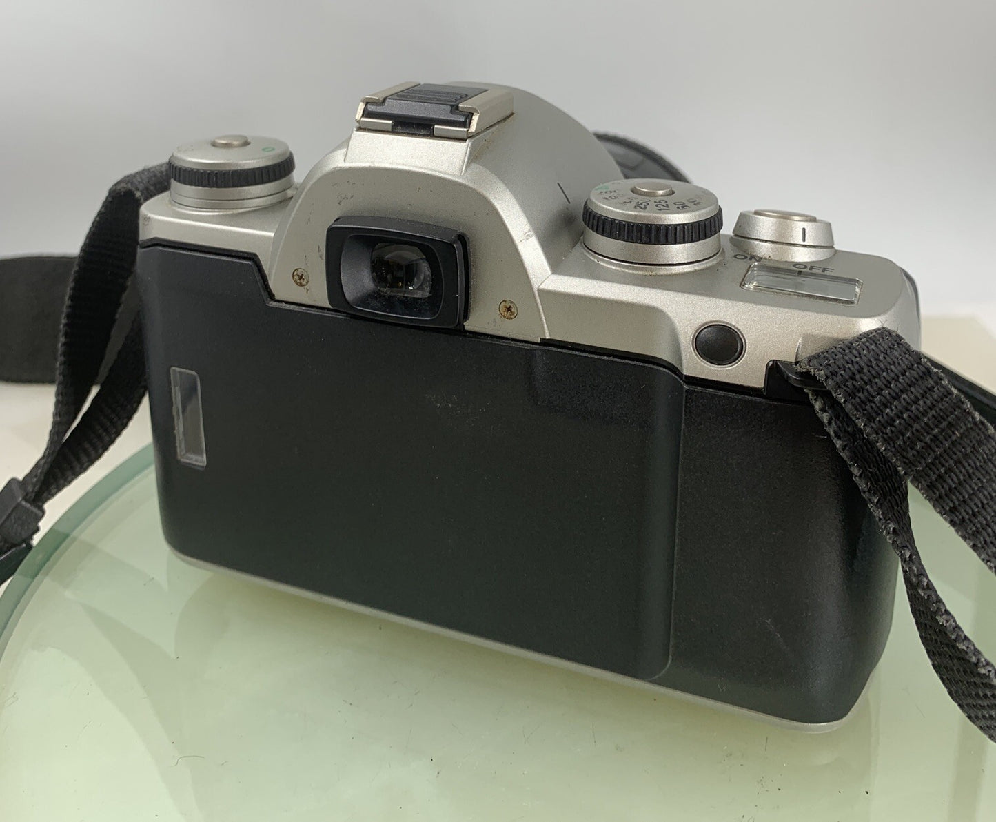 Pentax FILM CAMERA SILVER WITH PENTAX 35-80 LENS - TESTED - 9606