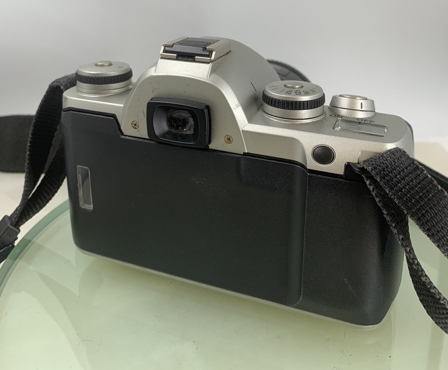 Pentax FILM CAMERA SILVER WITH PENTAX 35-80 LENS - TESTED - 9606