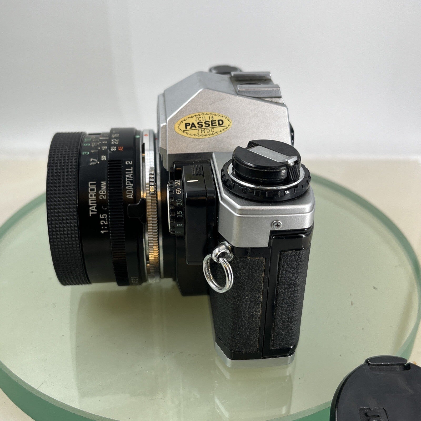 Olympus OM10 35mm SLR Film Camera + 28mm f2.5 Tamron  Lens and Manual Adapter9033