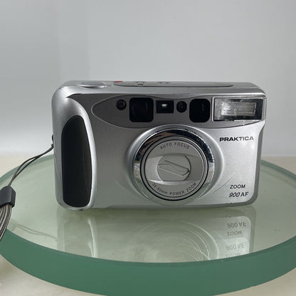 Praktica Zoom 900 AF Praktica 38-90mm Power Zoom Lens Full Working With Case#3701