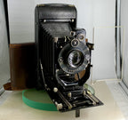 Vintage JCA Dresden Compur Carl Zeiss Jena Tessar 1:4.5 f=15cm Folding Camera0