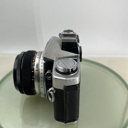 Olympus OM-1 MD 35mm SLR Film Camera &  Olympus ZUIKO  50mm f1.8 Lens- TESTED8887