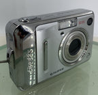 Fujifilm COMPACT DIGITAL CAMERA FinePix A500 5.1MP Silver NO CARD - TESTED - 5150
