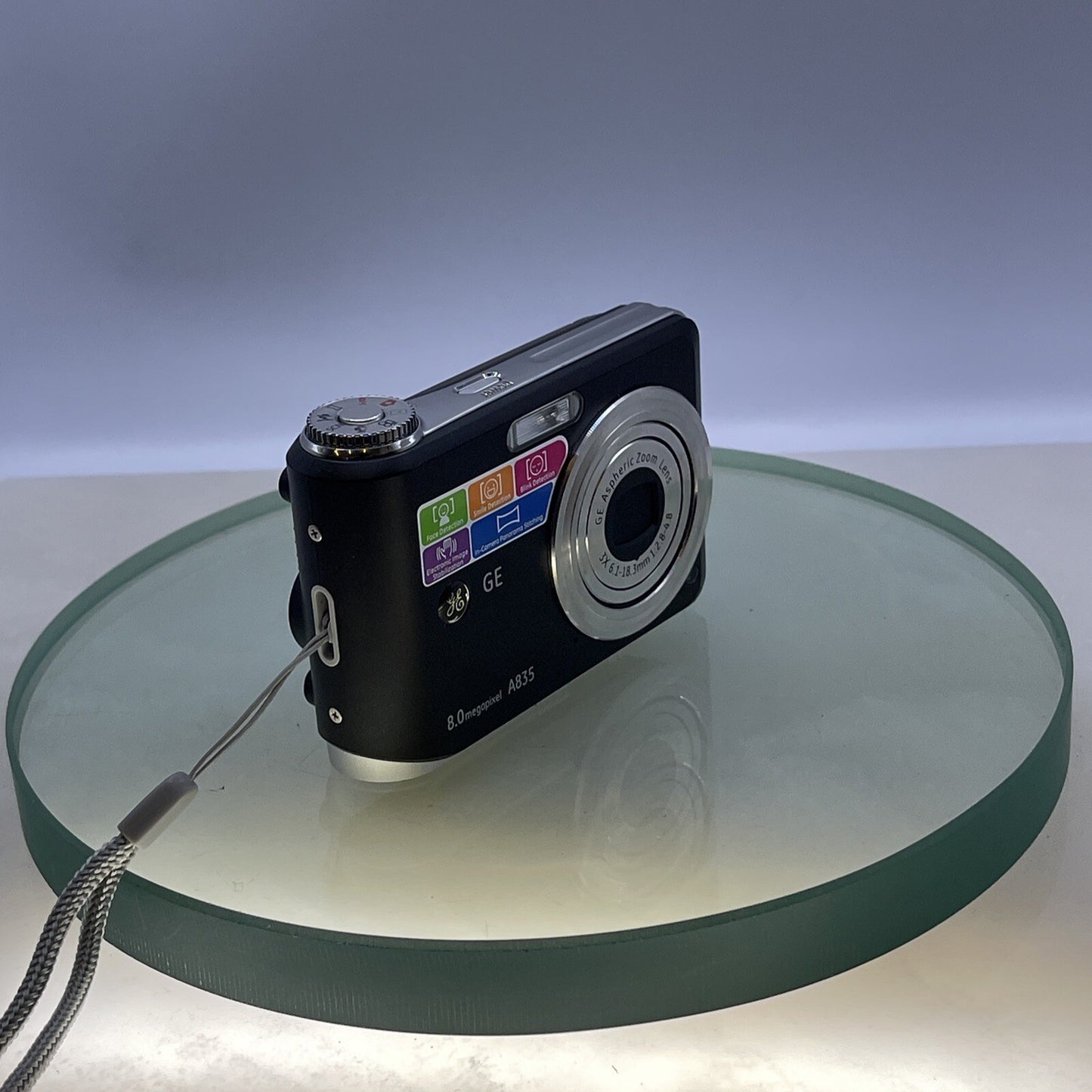 General Imaging GE A835 8.0 MP Compact Digital Camera Black Tested #1471