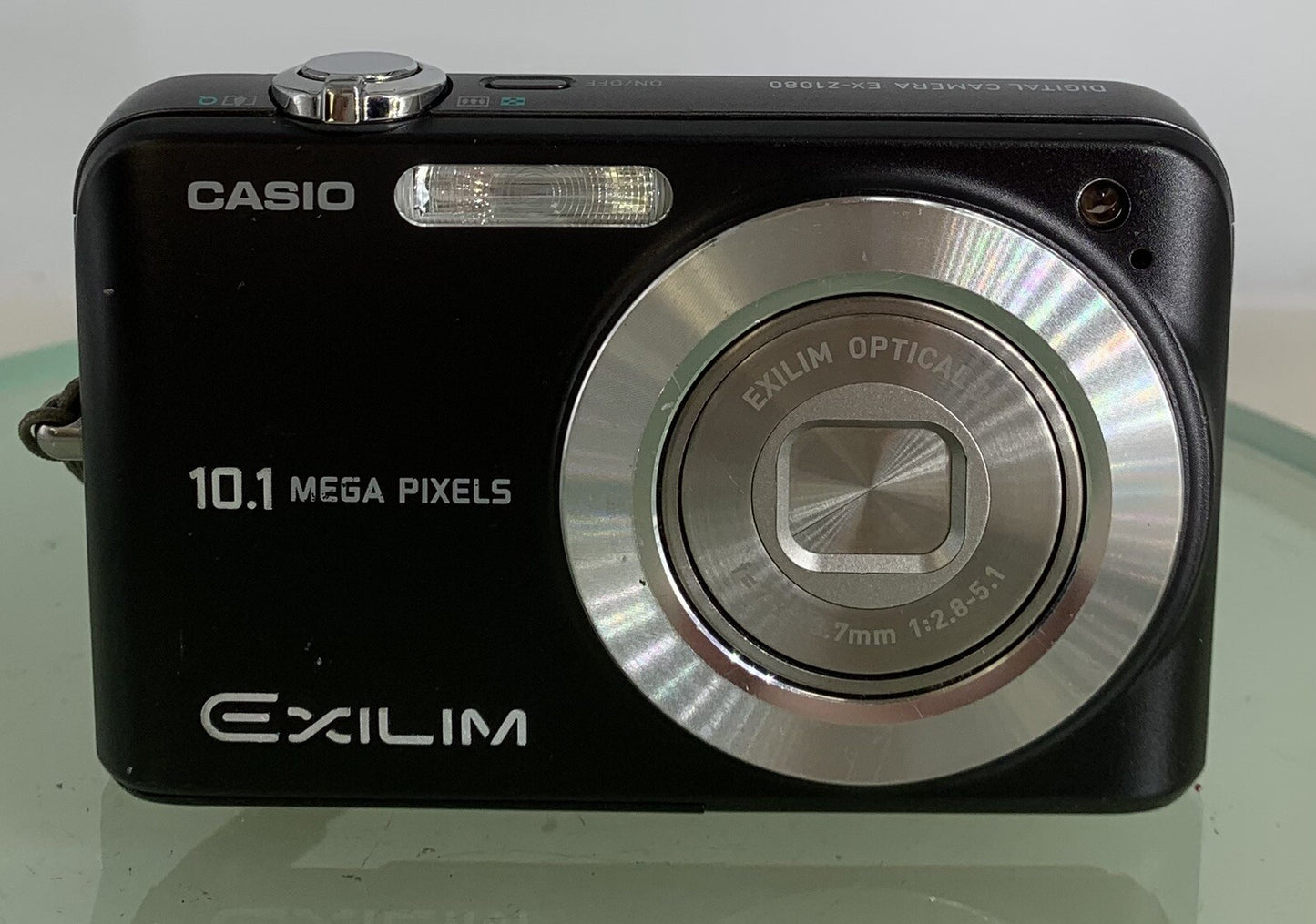 Casio Exilim EX-Z1080 10.1 MP Digital Camera BLACK +CASE+ CHARGER + TESTED - 5341