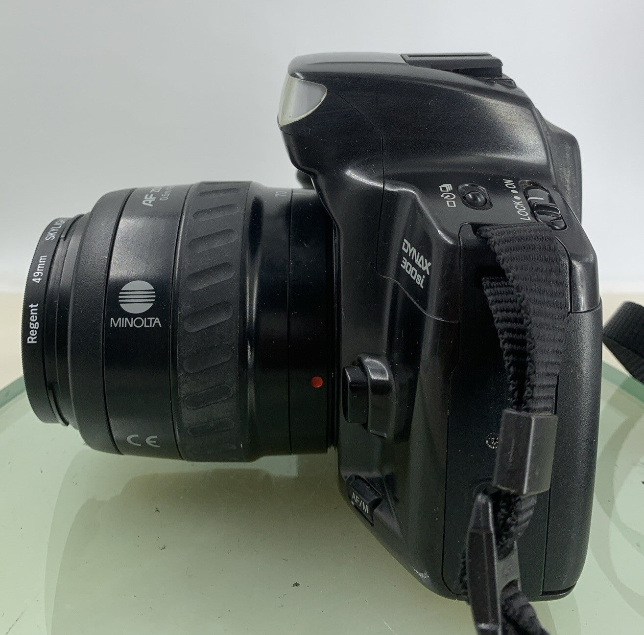 Minolta Dynax 300 SI SLR FILM CAMERA + 35-70mm Lens BLACK COLOR TESTED - 6103