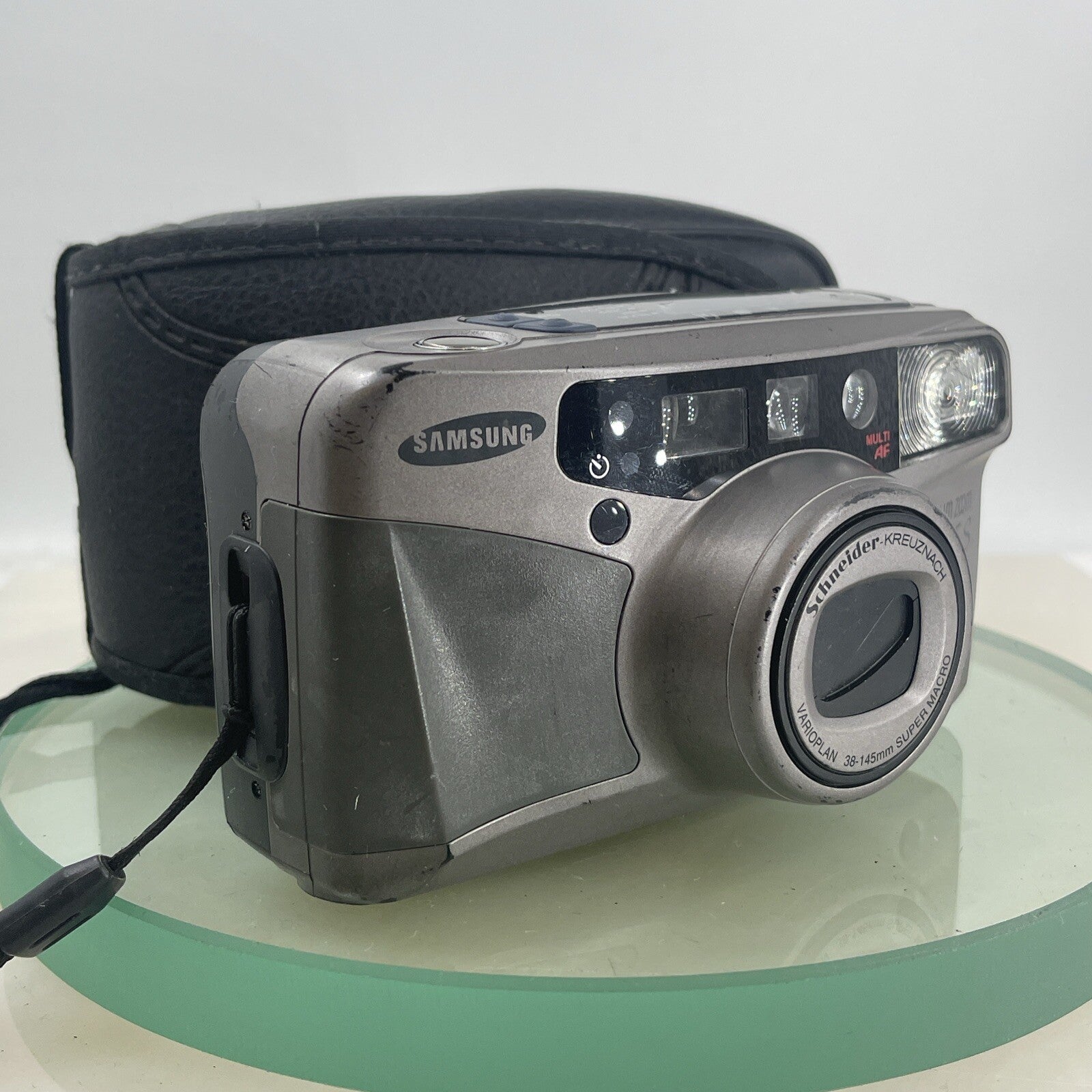Samsung Slim Zoom 145S 35mm Camera 38-145mm Zoom Multi AF Panorama Cased#5320