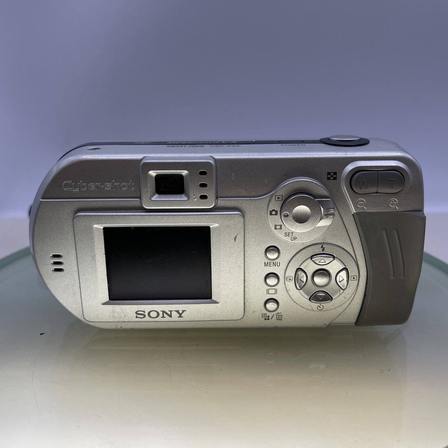 Sony Cybershot DSC-P52 3.2 MP Compact Digital Camera Silver LENS ERROR #236