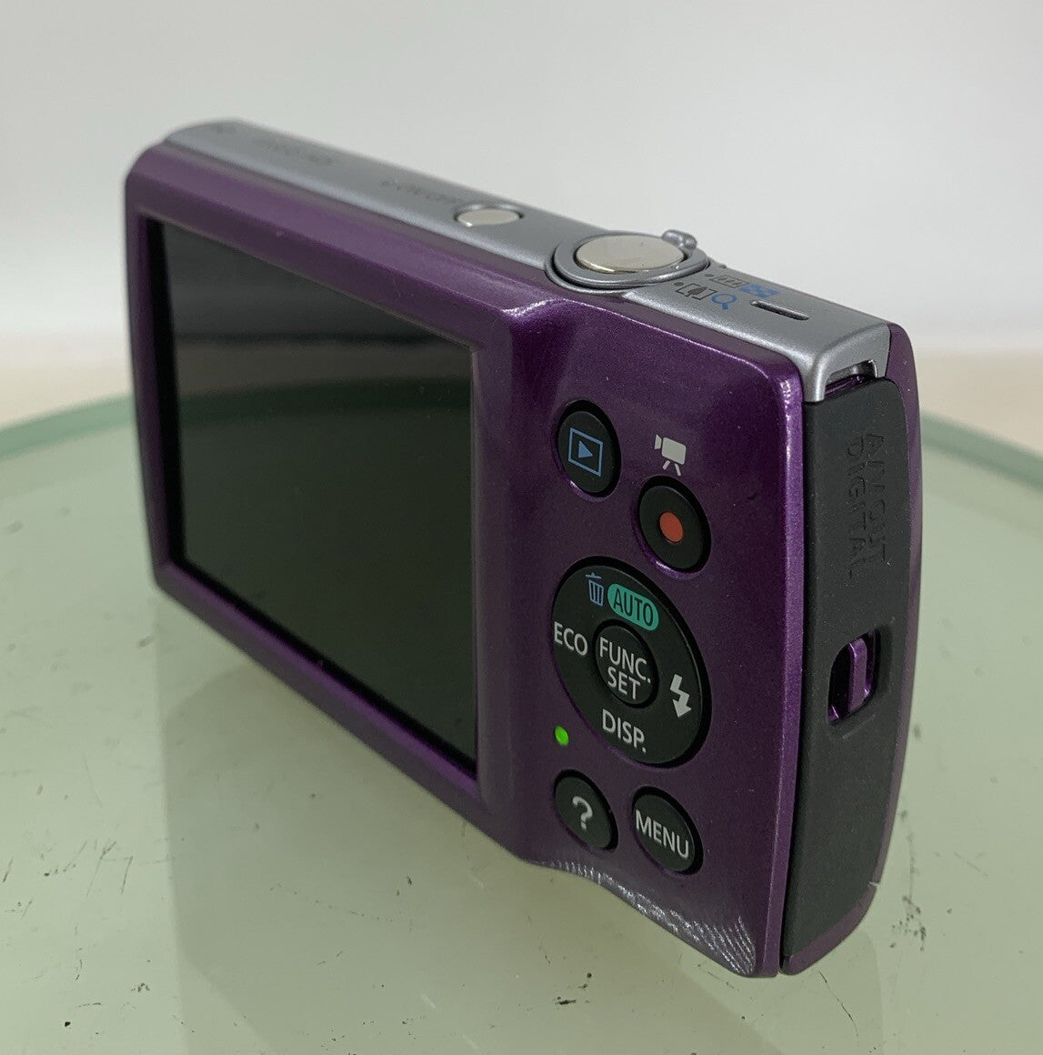 Canon IXUS 145 Digital Camera PURPLE + CHARGER + WIRE + 2GB CARD TESTED - 6586