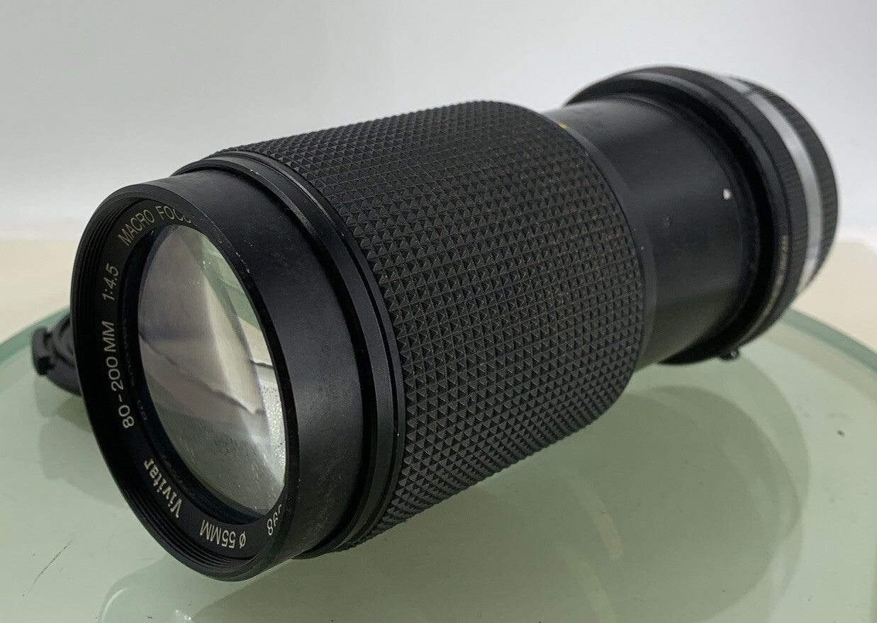OLYMPUS Vivitar 80-200mm F/4 Macro Focusing Zoom Lens - BLACK TESTED - 7342