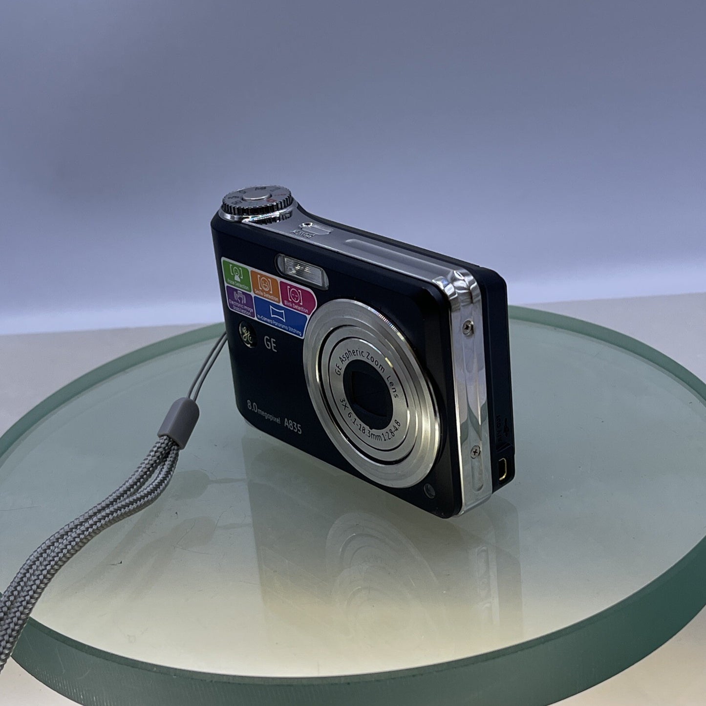 General Imaging GE A835 8.0 MP Compact Digital Camera Black Tested #1473