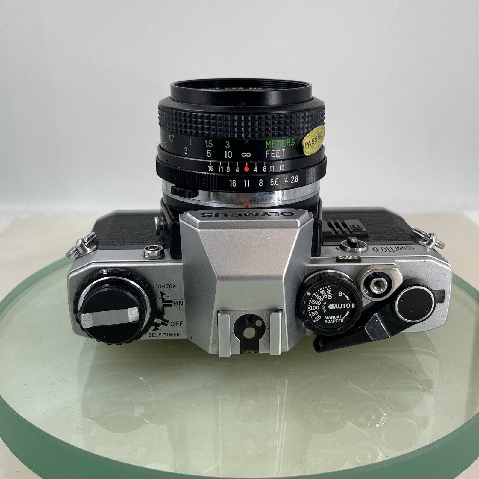 Olympus OM10 35mm SLR Film Camera + Vivitar 28mm 1:2.8 MC  Lens/ WORKING #6116