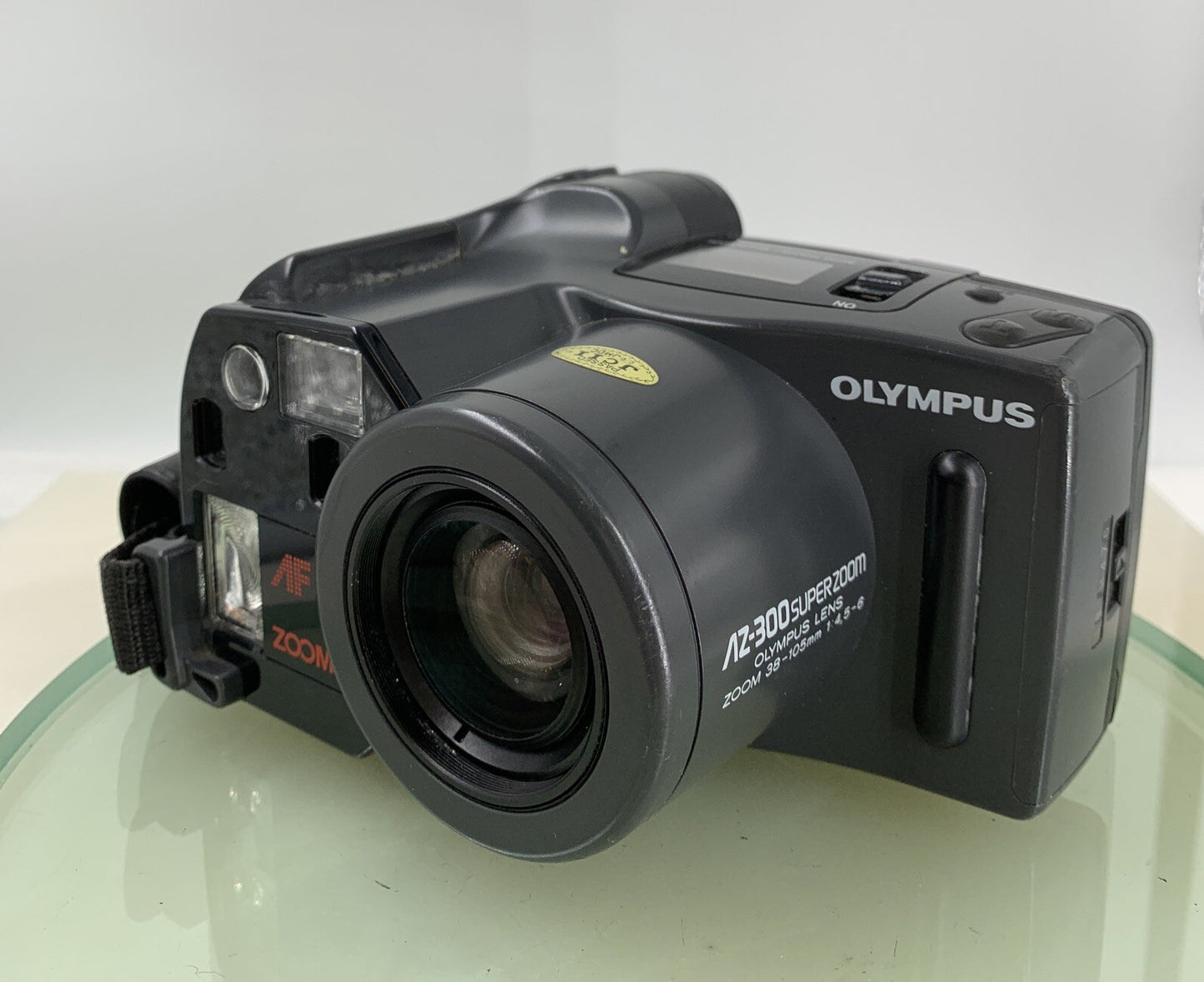 Olympus AZ-300 Superzoom 35mm Film Camera - GREY GOD CONDITION - TESTED - 9912