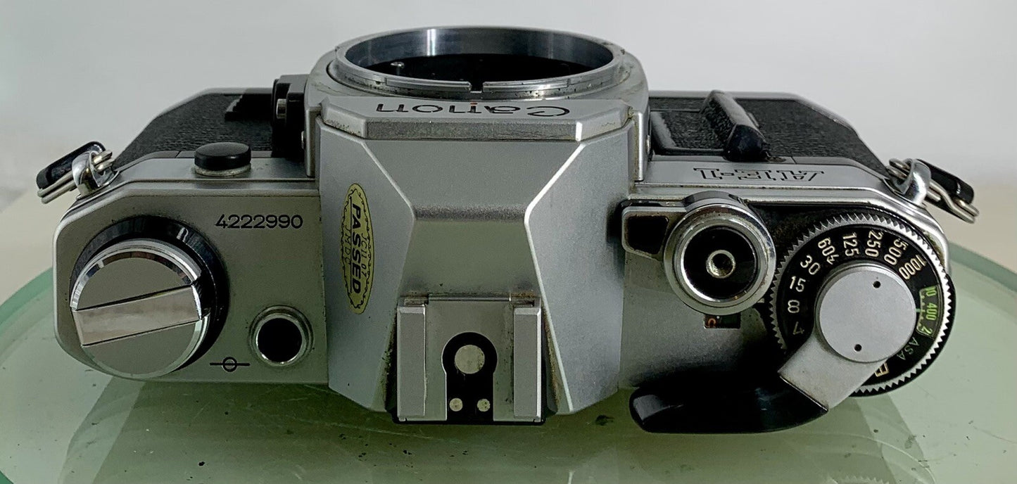 Canon AE-1 Silver Meter works 35mm SLR Film Camera Body Only BOXED Near MINT #357