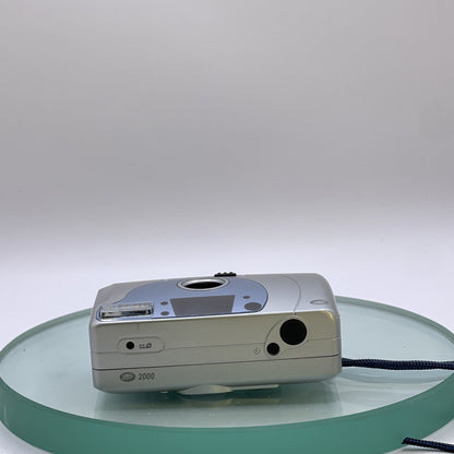Boots 2000AF Autofocus 35mm Silver Film Camera with Case#TESTED#VGC#5684