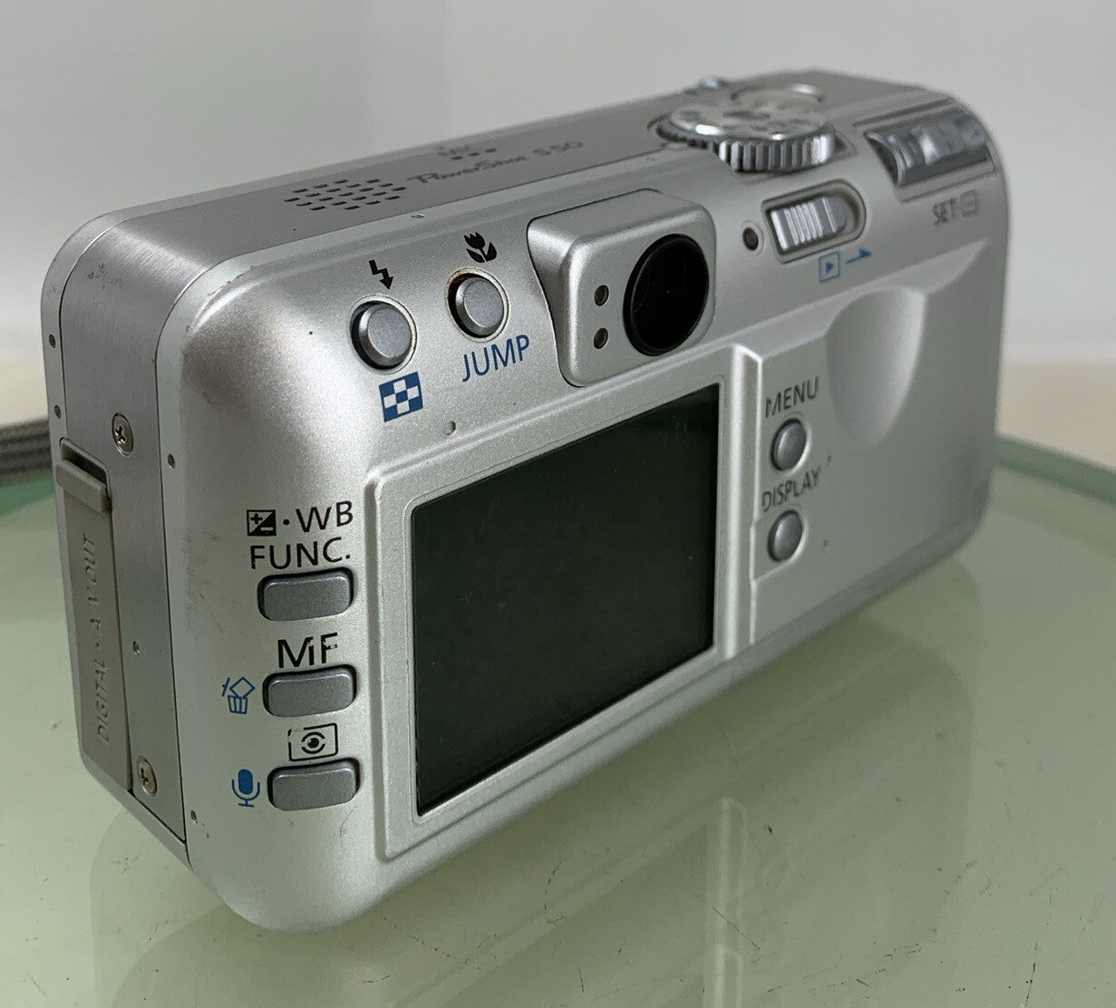 Canon Digital Camera PowerShot S50 5.0MP SILVER WITH CHARGER TESTED - 1714