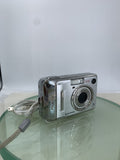 Fujifilm COMPACT Digital Camera FinePix A500 5.1MP SILVER + WIRE  TESTED - 820