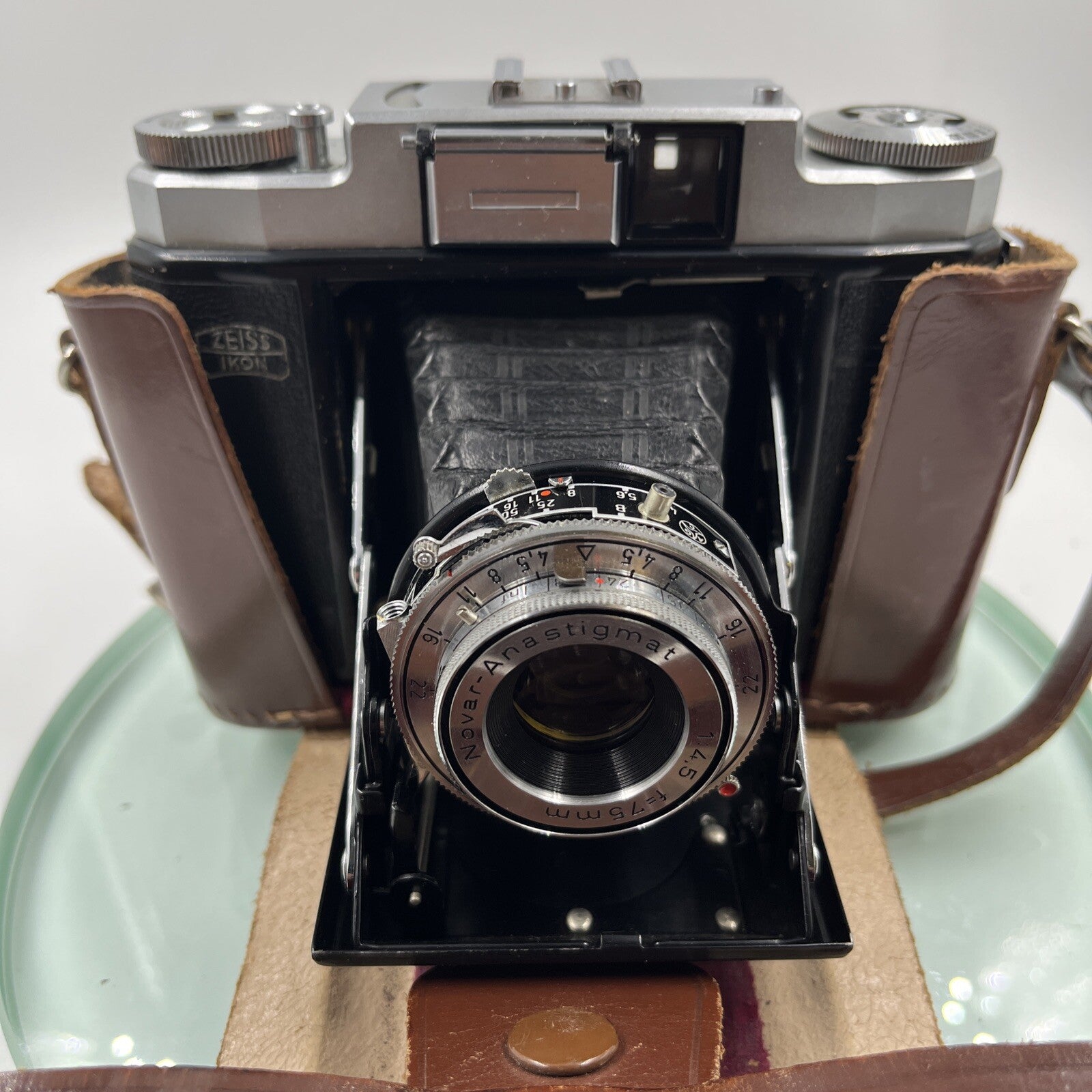 ZEISS IKON NETTAX 513/16 75mm Novar-Anastigmat Folding Camera in Case #4941