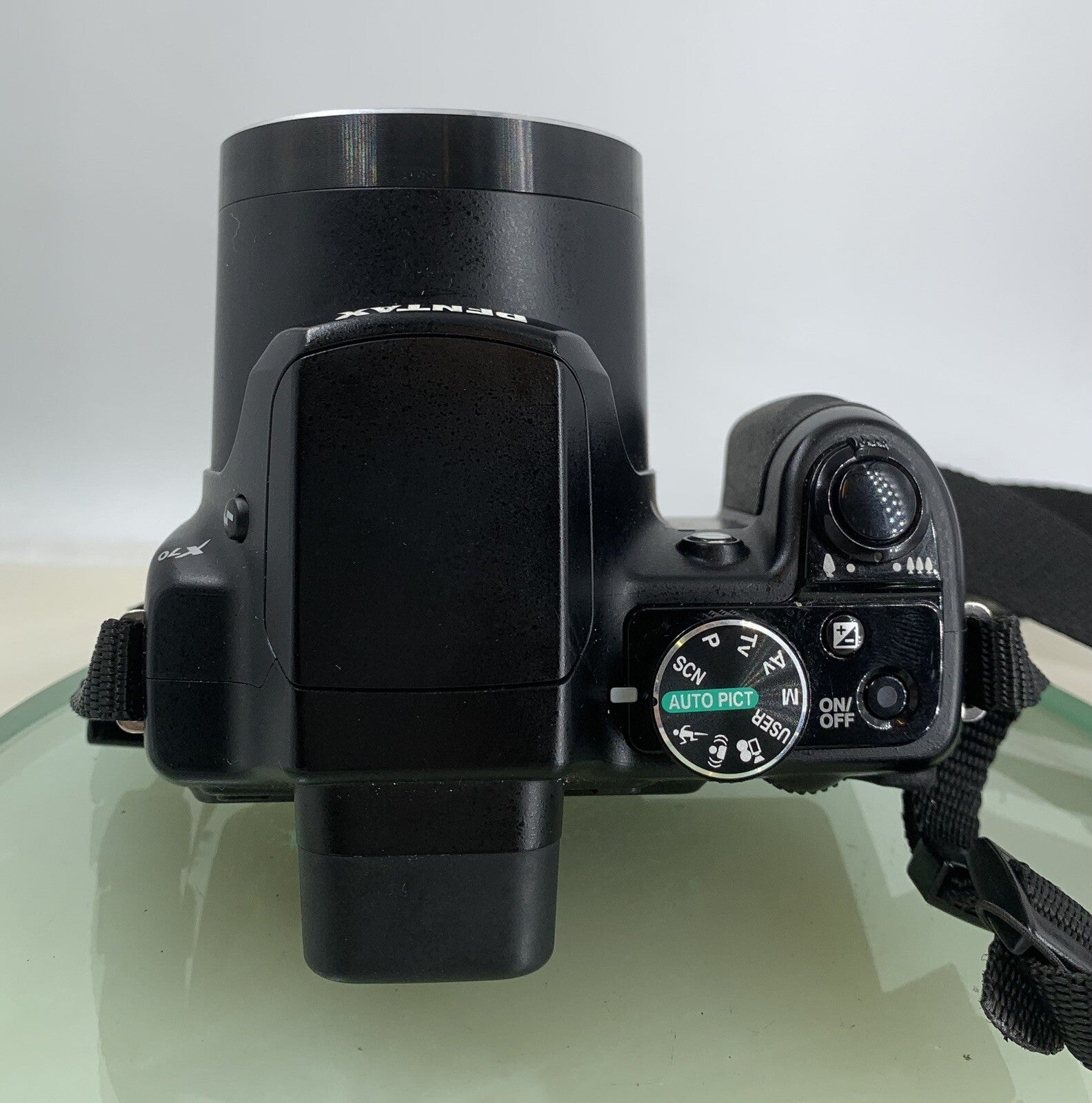 Pentax X70 SR DIGITAL CAMERA BLACK 24X OPTICAL ZOOM + CHARGER TESTED - 8236