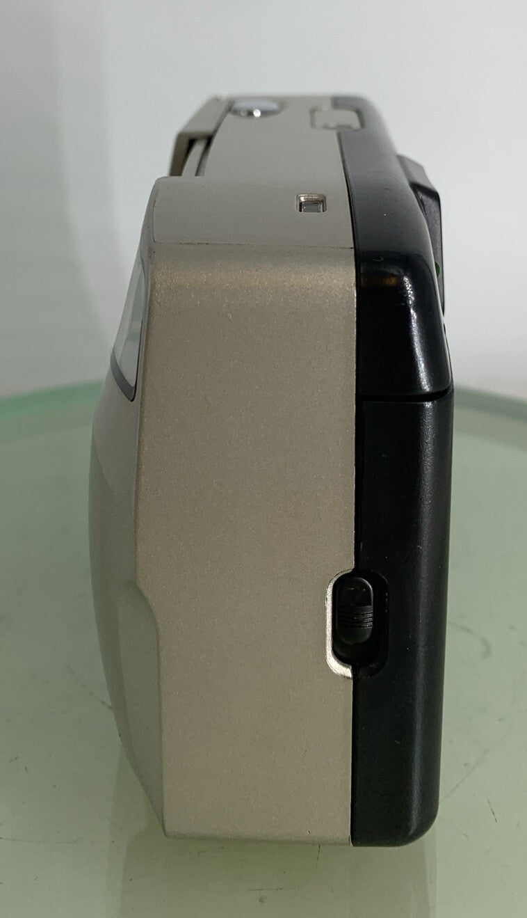 Canon Mate Discovery POINT AND SHOOT FILM CAMERA SILVER NOBATTERY - TESTED- 8463