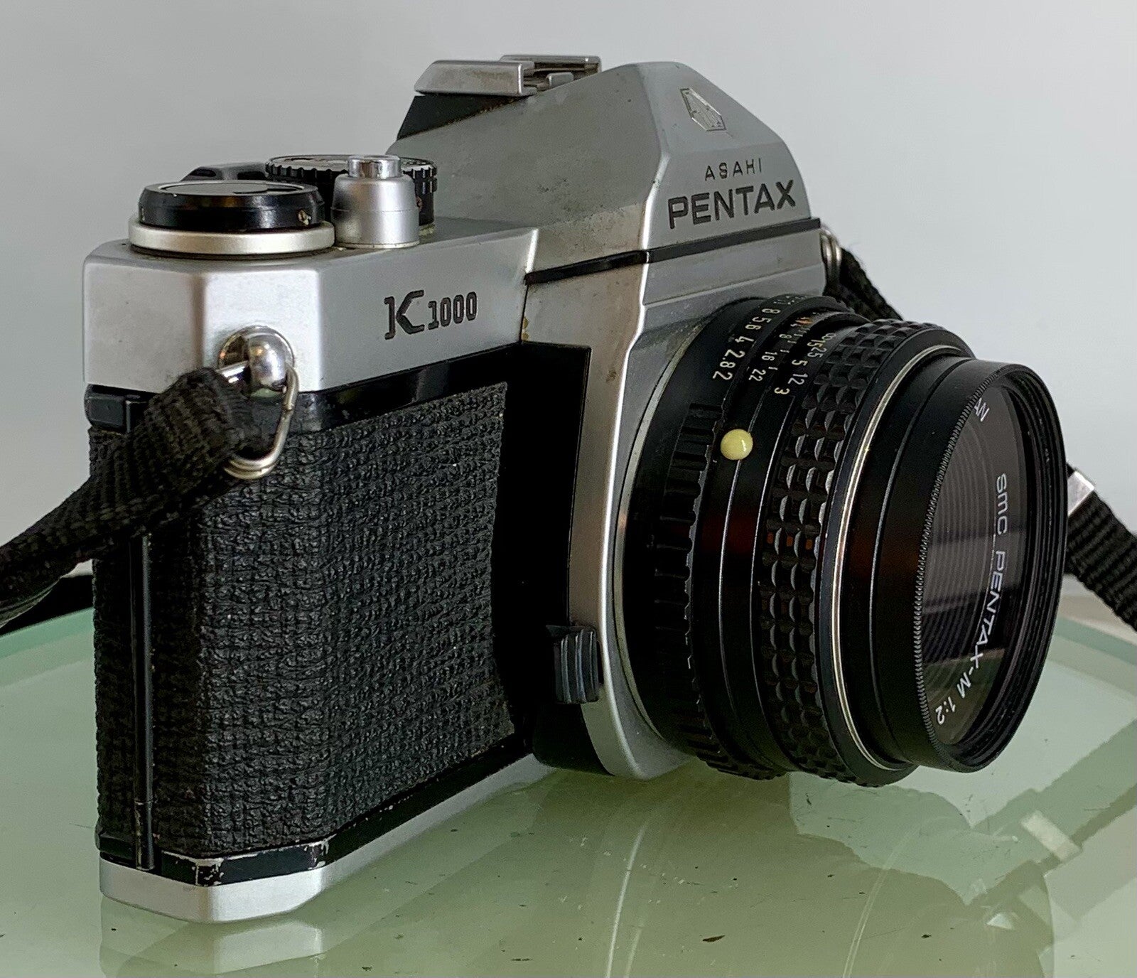 Pentax K1000 35mm SLR Film Camera+SMC Pentax-M 50mm F2 Lens TESTED METER WORK2102