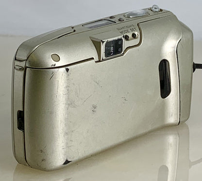Olympus mju ii Zoom 80 35mm Ultra Compact Camera Beige All Weather  Working #855