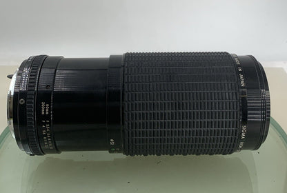 Sigma High-Speed Zoom 80-200mm 3.5-4 - Nikon LENS FOR CAMERA BLACK TESTED - 4282