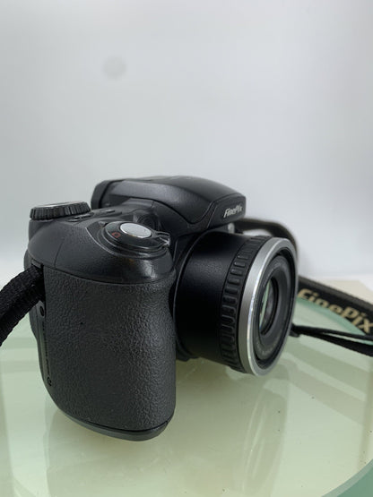 Fujifilm FinePix S5500 COMPACT DIGITAL CAMERA BLACK + 4.0 MP + WIRE TESTED - 8391