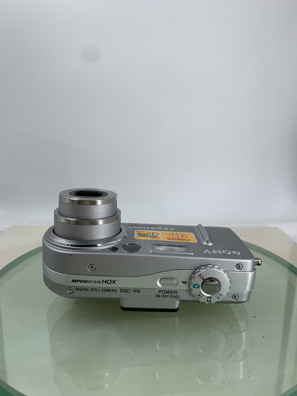 Sony Cybershot DSC-P9 4MP Digital Camera SILVER + CHARGER + WIRE TESTED - 6836