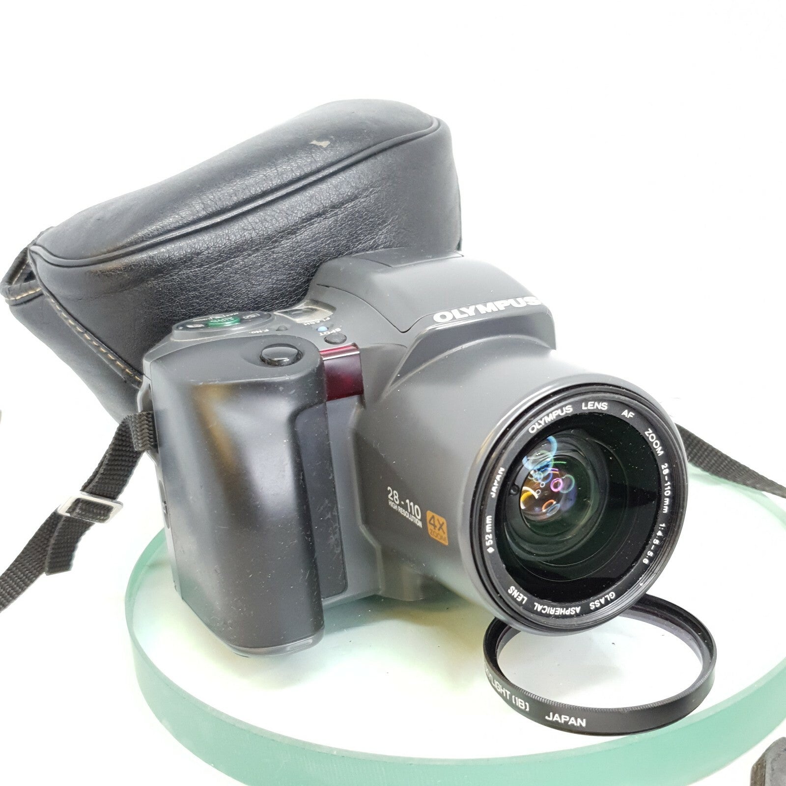 OLYMPUS IS-100 35MM FILM BRIDGE CAMERA~28-110MM - Cased/Great Condition #9050