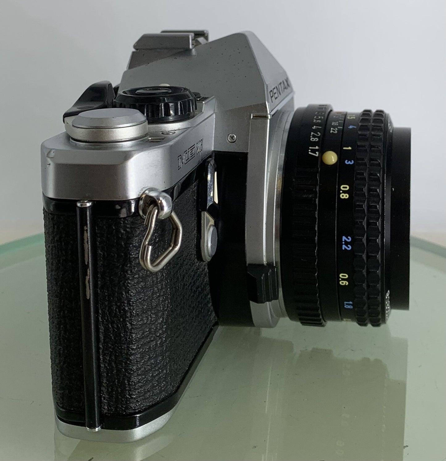 Pentax ME Super 35mm SLR Film camera + Pentax-A  50mm f1.7 LENS  - TESTED  #152