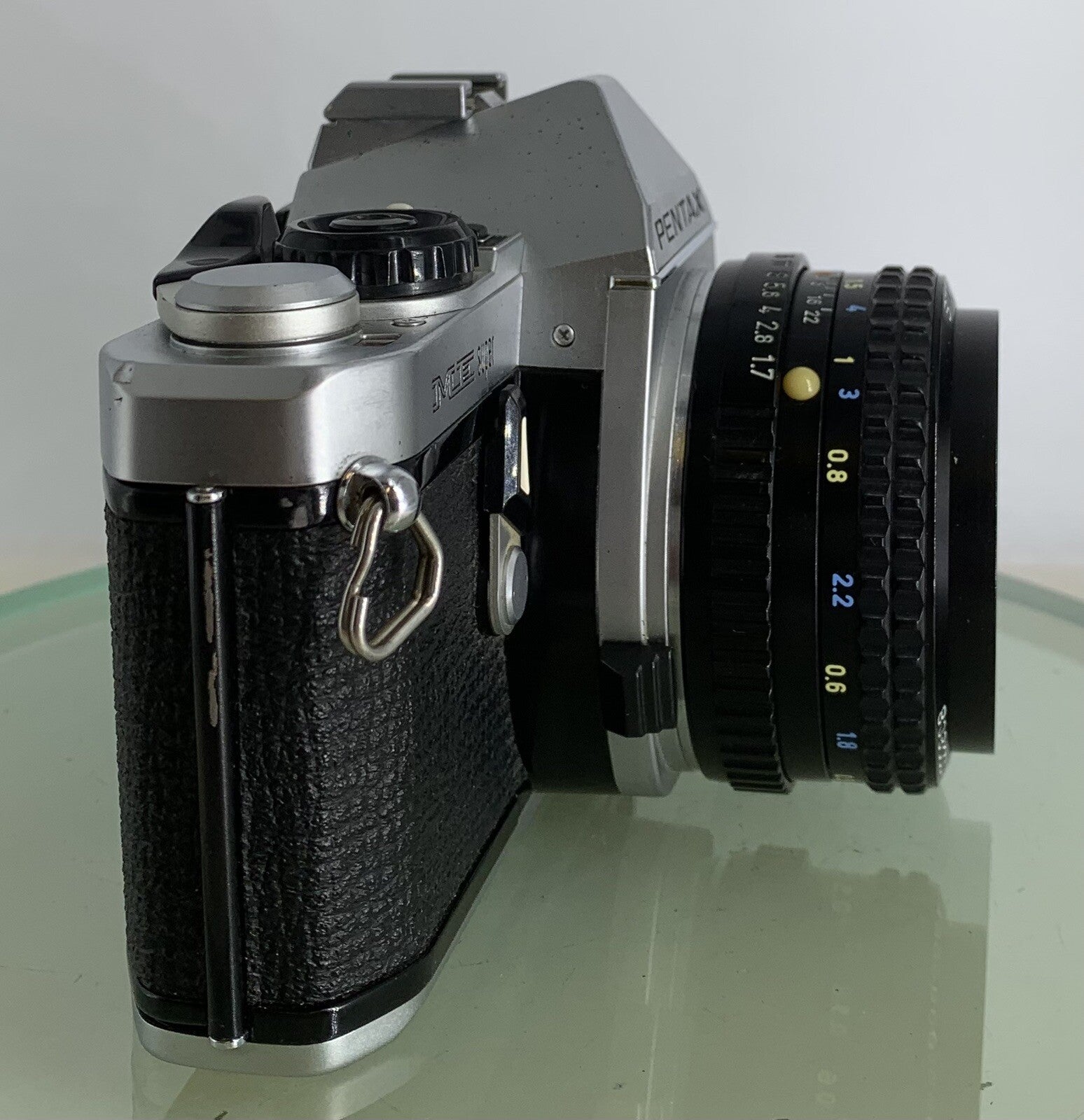 Pentax ME Super 35mm SLR Film camera + Pentax-A  50mm f1.7 LENS  - TESTED  #152