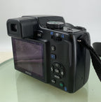 Pentax X70 SR DIGITAL CAMERA BLACK 24X OPTICAL ZOOM + CHARGER TESTED - 8233