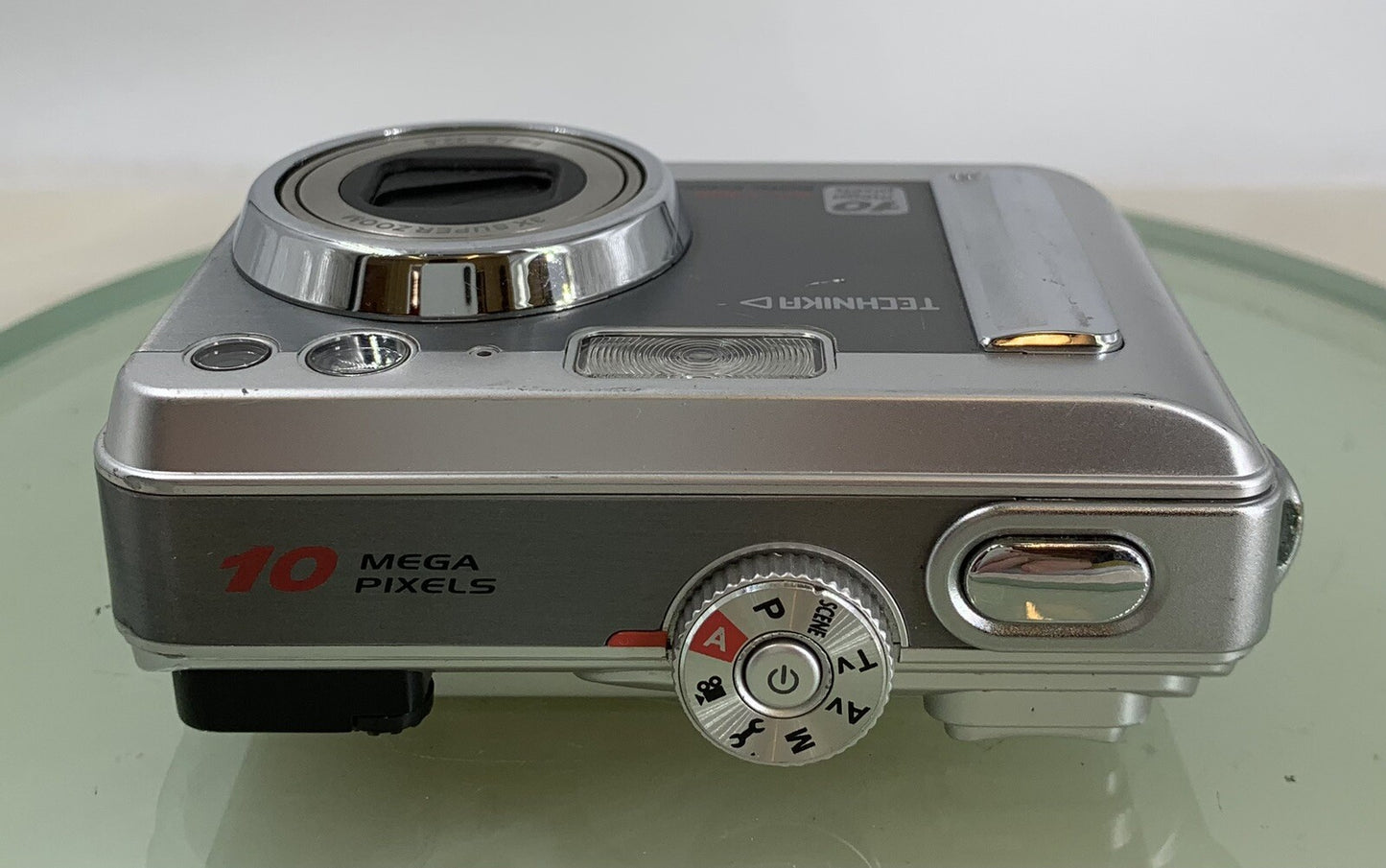 Technika SH-A 366 COMPACT Digital Camera SILVER-LCD BROKEN-NO CARD-TESTED- 8675