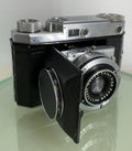 Kodak Retina II Type 142 Folding 35mm Rangefinder Camera w/ Ektar 50mm f3.5 Lens0