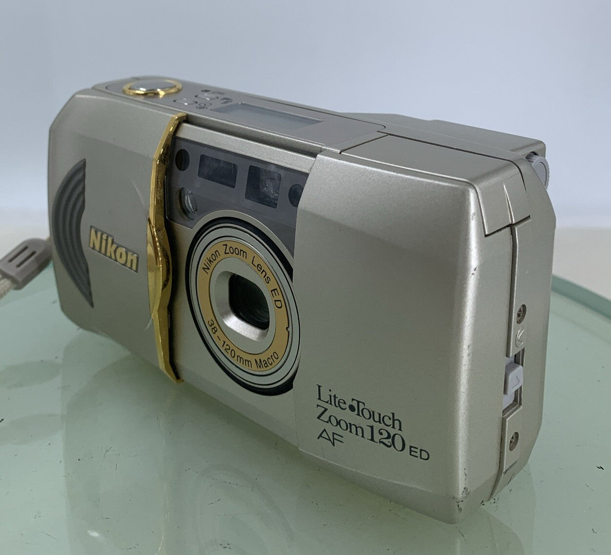 Nikon Lite Touch Zoom 120 AF SILVER COMPACT FILM & SHOOT CAMERA TESTED - 6642