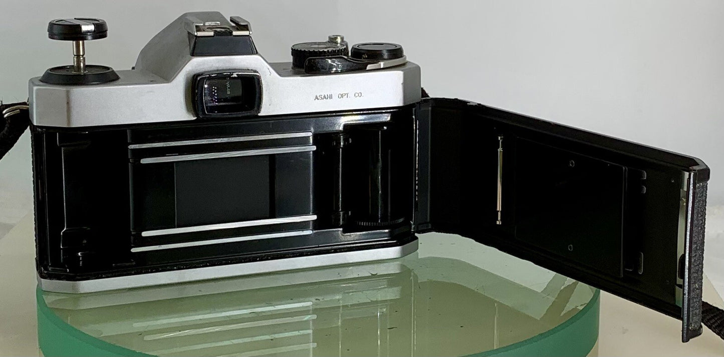 Pentax K1000 35mm SLR Film Camera+SMC Pentax-M 50mm F2 Lens TESTED METER WORK2109
