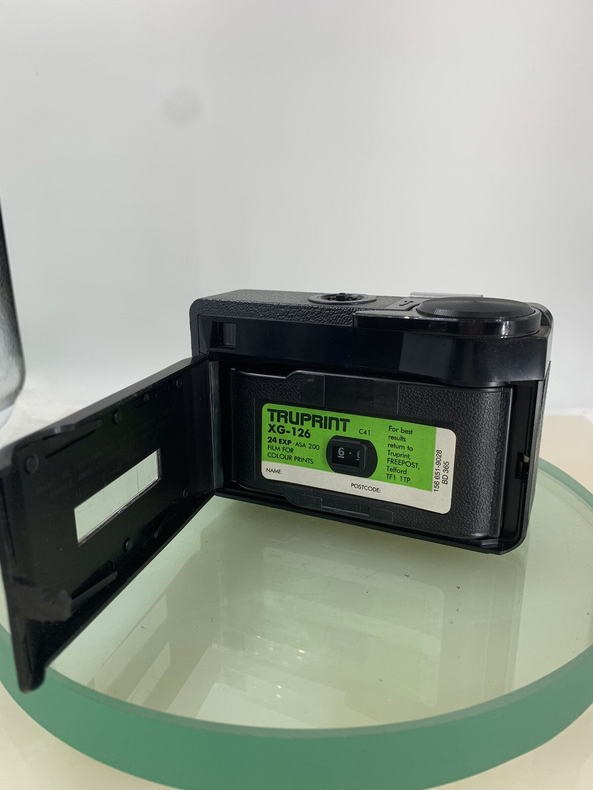 Kodak Instamatic Camera 133-X Viewfinder Camera BLACK WITH COVER TESTED - 858