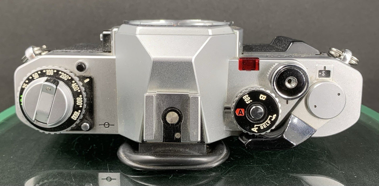 CANON AV-1 35mm FILM SLR CAMERA BODY ONLY  IN WORKING ORDER #1016