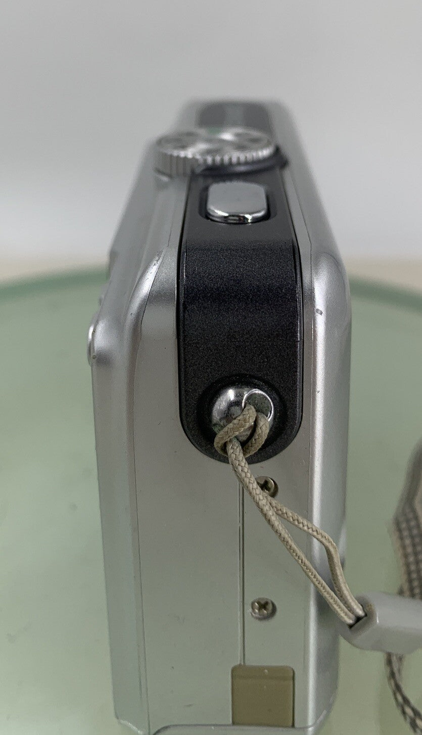 Pentax COMPACT DIGITAL CAMERA Optio E20 6.0MP Silver WITH COVER TESTED - 47