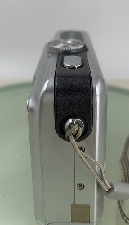 Pentax COMPACT DIGITAL CAMERA Optio E20 6.0MP Silver WITH COVER TESTED - 47