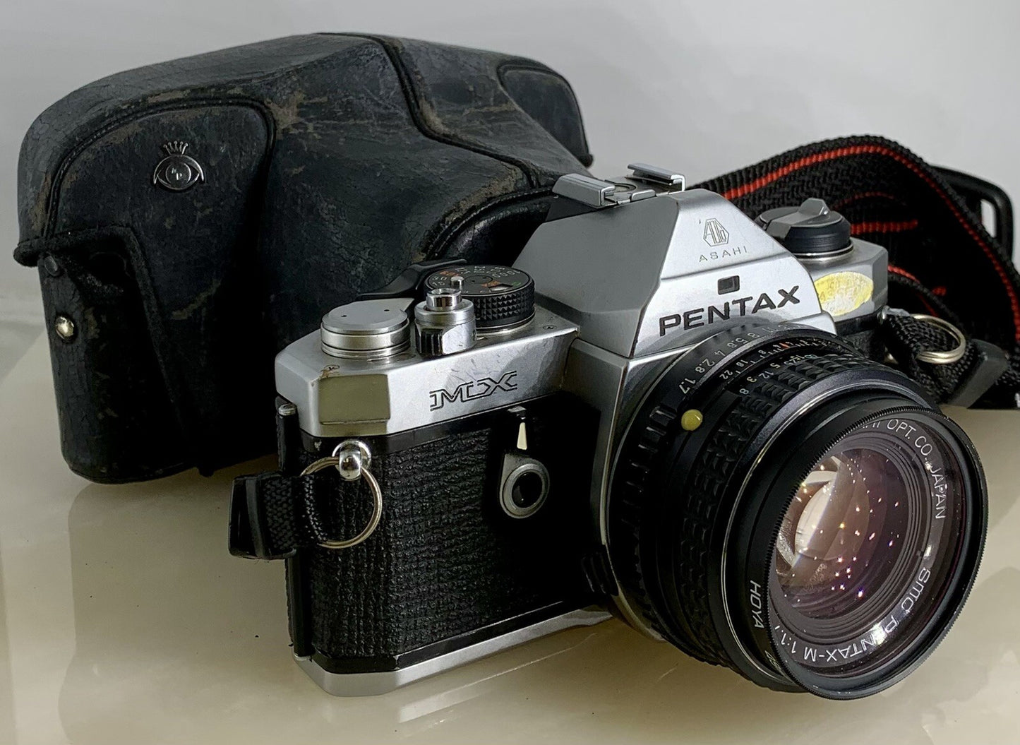 Pentax MX 35mm Vintage SLR Film Camera & Pentax-M 50mm 1.7 + TESTED - 1020