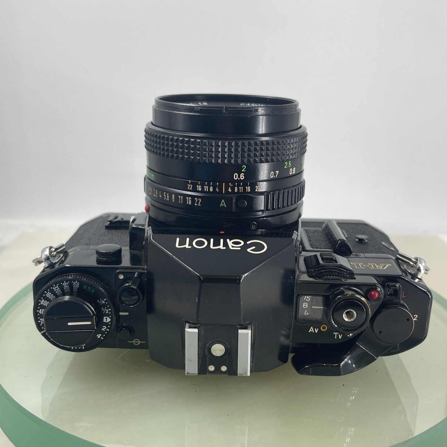 BEAUTIFUL Canon A-1 35mm SLR Camera Body+ FD 50mm f/1.8 FULLY WORKING #6216